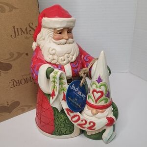 Jim Shore Enesco Gnome Together For Christmas 2022 Santa Heartwood Creek 6011165